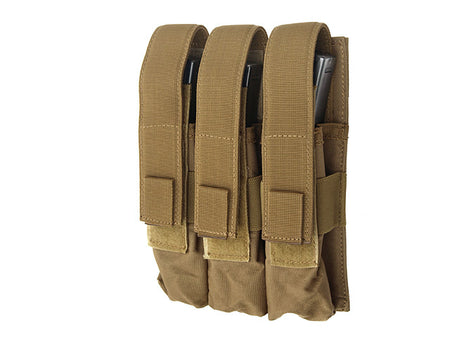 8 Fields Triple Airsoft Magazine Pouch For MP5 Mags Molle