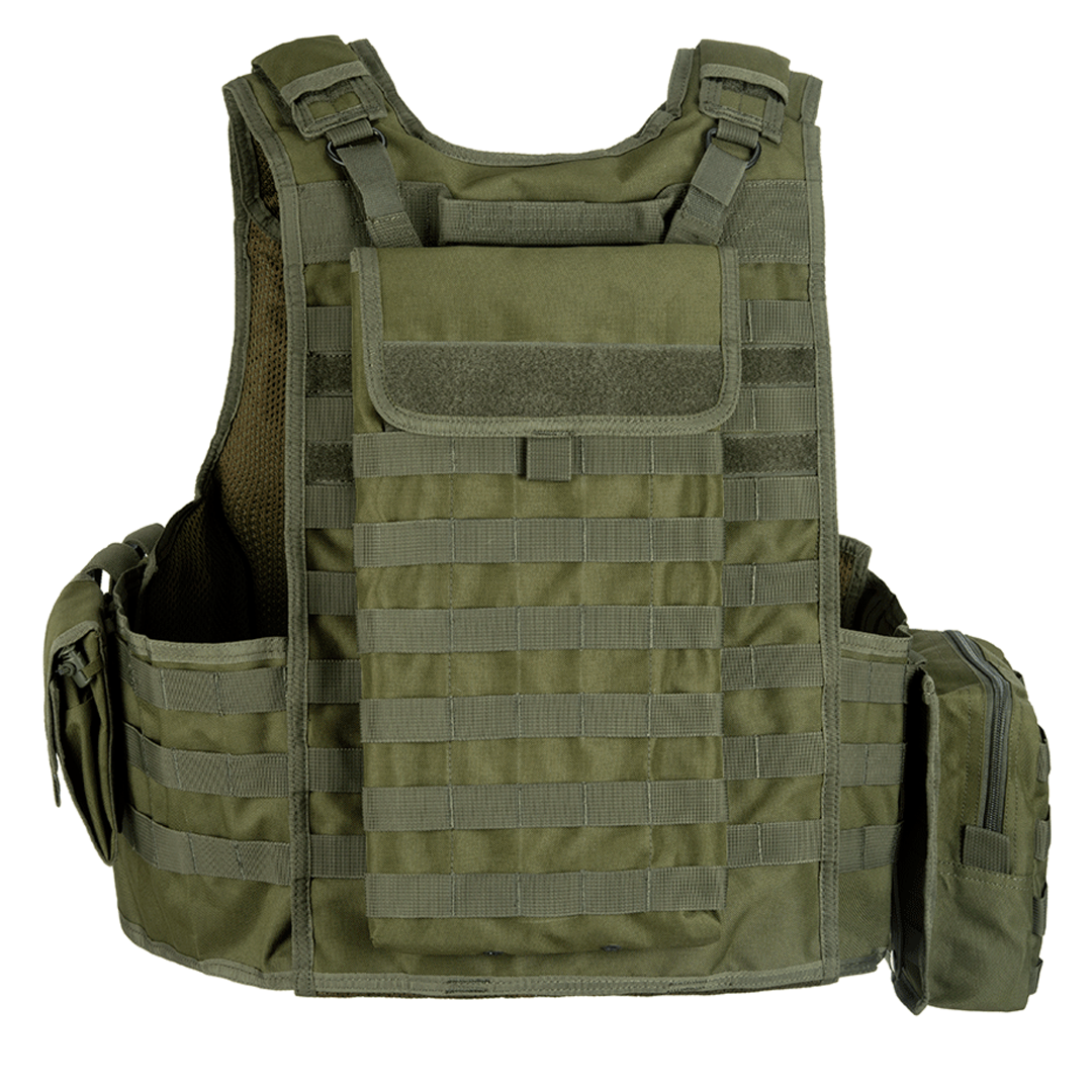 Invader Gear Mod Carrier Combo Molle Airsoft Vest SAPI OD Green 