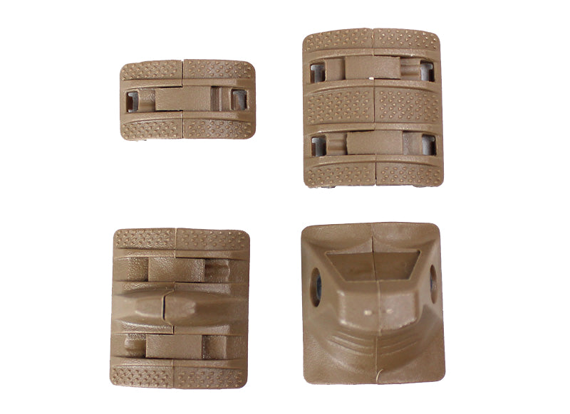 Metal Poly Airsoft Hand Stop Grip Rail Set  