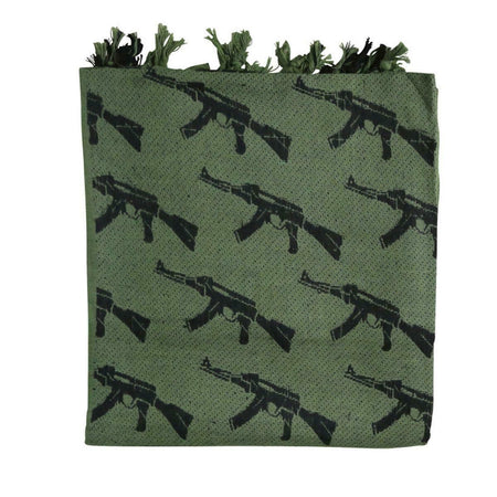 Kombat Shemagh With Rifle Logo