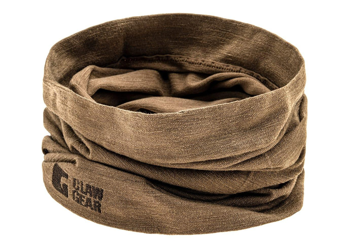 Claw Gear Merino Seamless Neck Gaiter Snood Long Stonegrey Olive