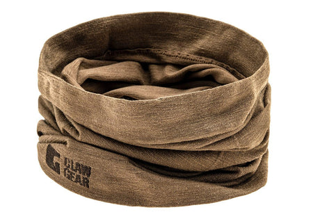 Claw Gear Merino Seamless Neck Gaiter Snood Long Stonegrey Olive