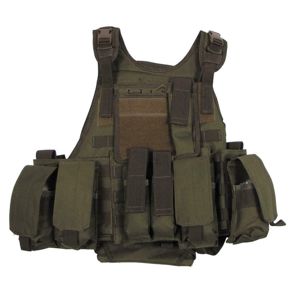 MFH Ranger Molle Assault Airsoft Vest Green