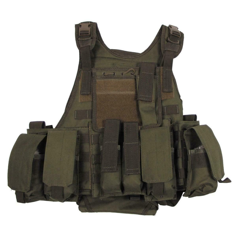 MFH Ranger Molle Assault Airsoft Vest Green