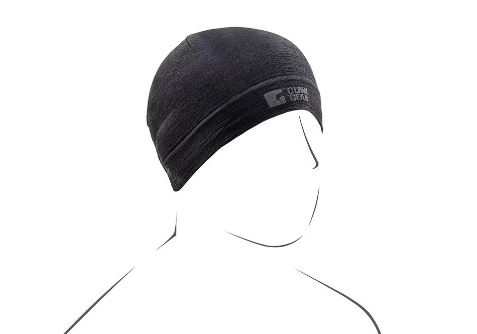 Claw Gear Merino Seamless Beanie Docker Hat Black