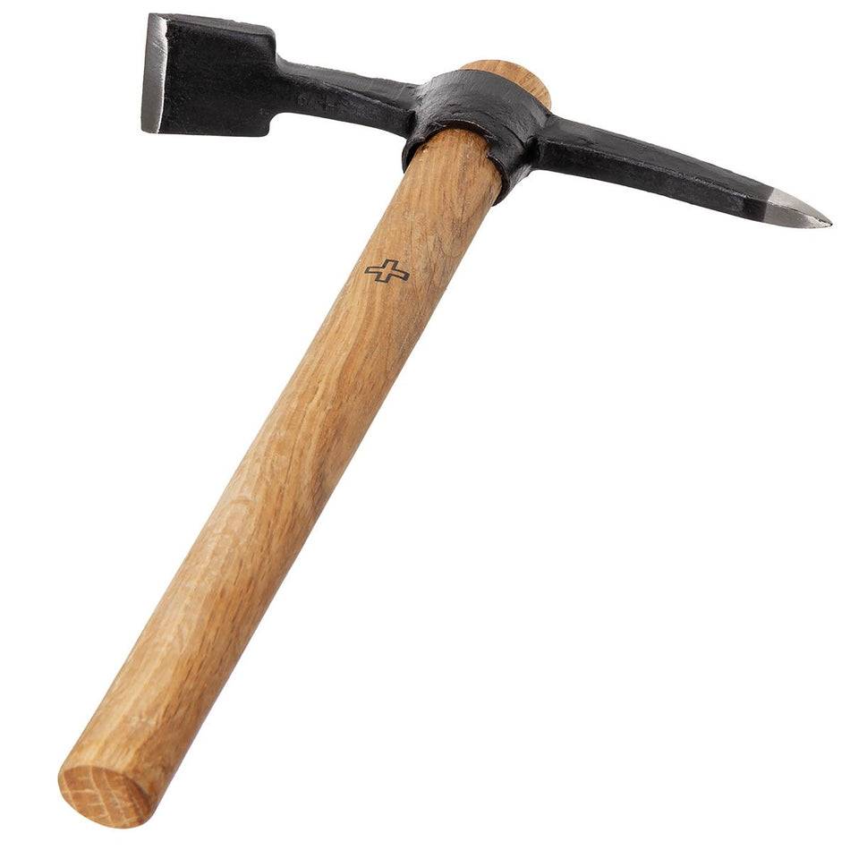 MFH Pioneers Compact Camping Pickaxe with Wooden Handle