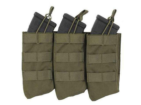8 Fields Open Top Triple Airsoft Magazine Pouch AK Series Molle