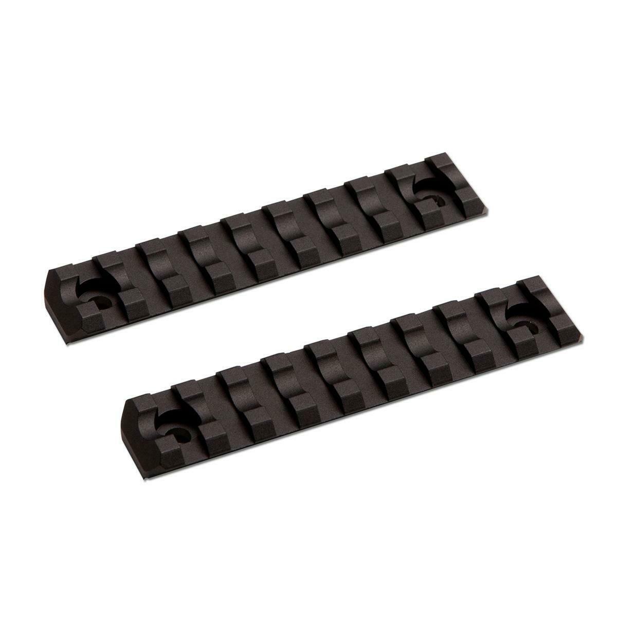ASG M-Lok Rail Set Short 9 Slot 2pcs Set Black 100mm