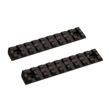 ASG M-Lok Rail Set Short 9 Slot 2pcs Set Black 100mm