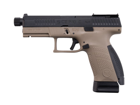 ASG CZ P-10C OR-OT Airsoft Pistol Co2 GBB Black / FDE