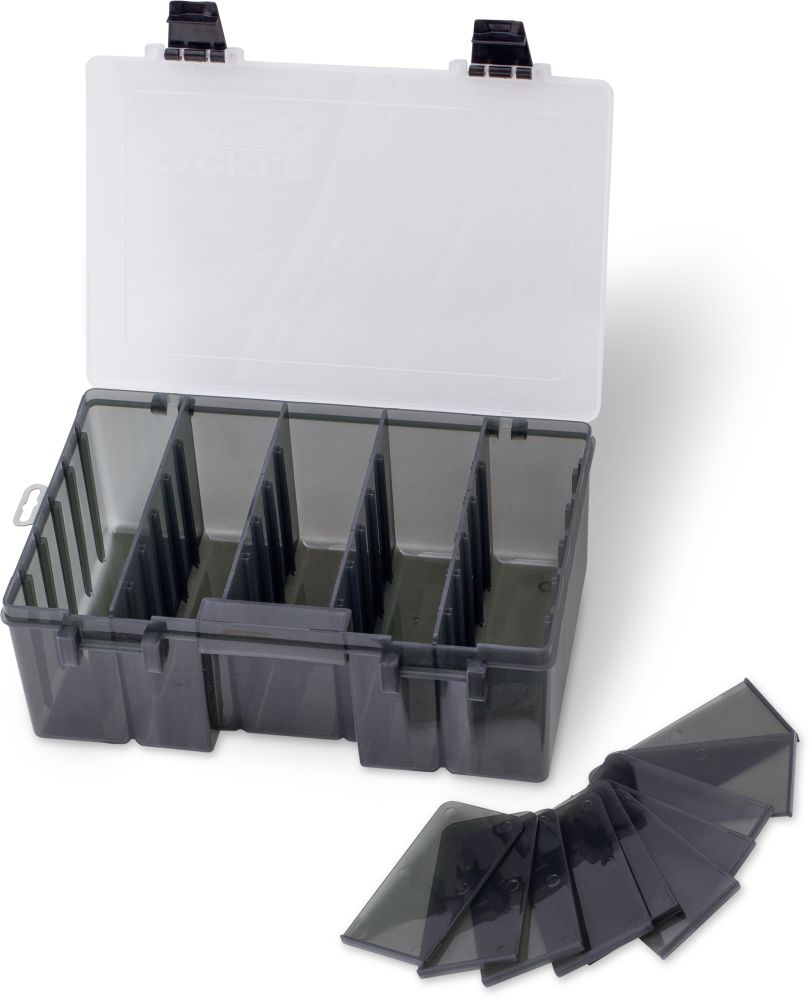 Quantum Tackle Keeper Deep Box Fishing Tackle Storage 28 X 17 X 10cm