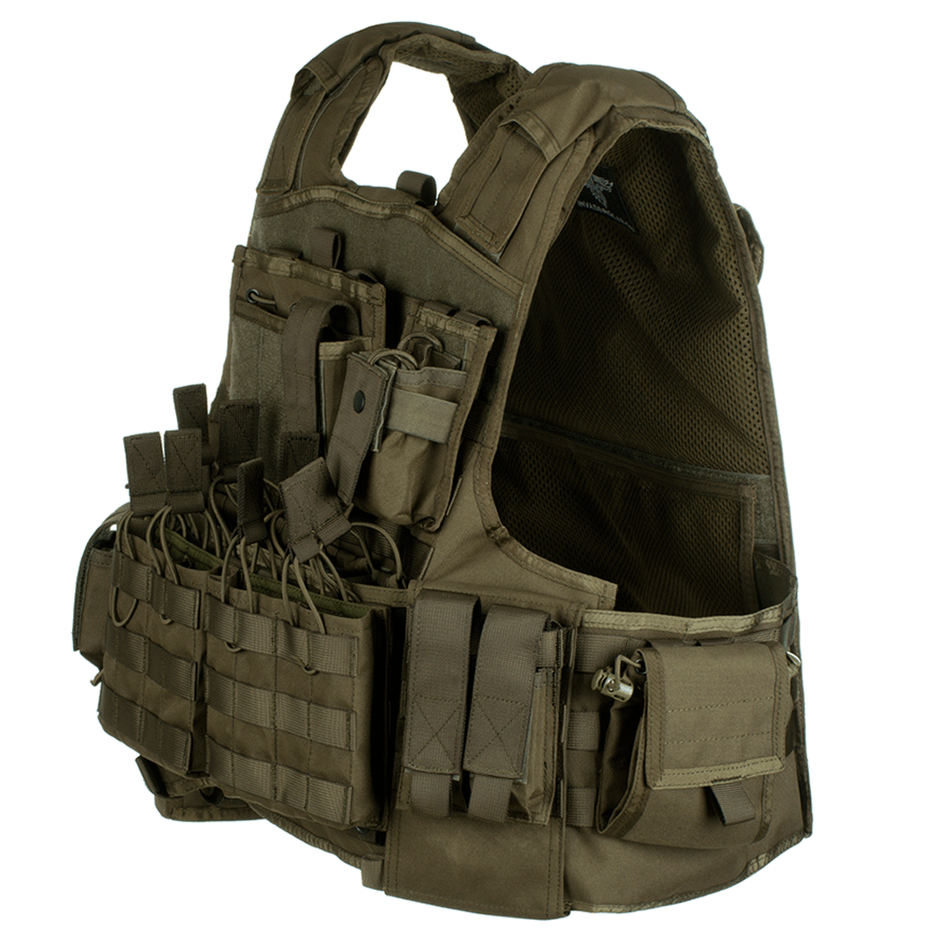 Invader Gear Mod Carrier Combo Molle Vest SAPI Ranger Green 