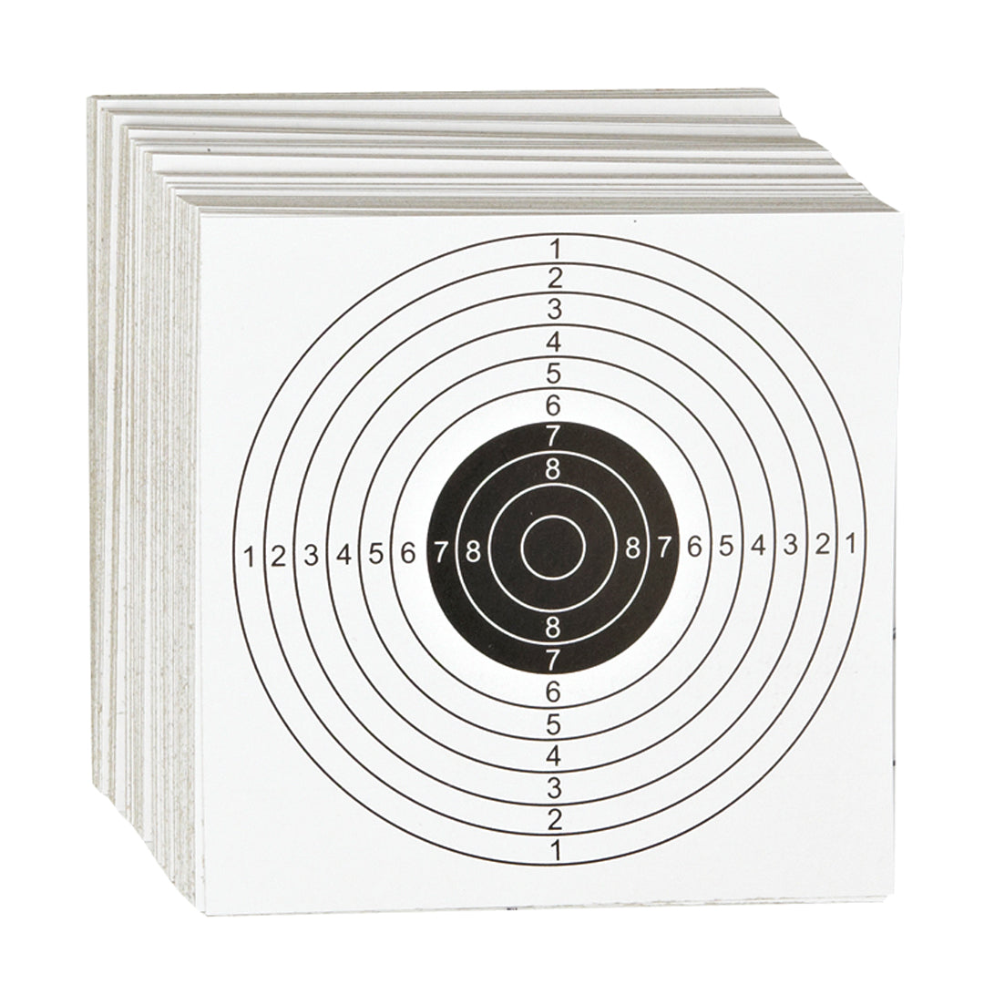 ASG Range Paper Card Targets x 100 14X14cm