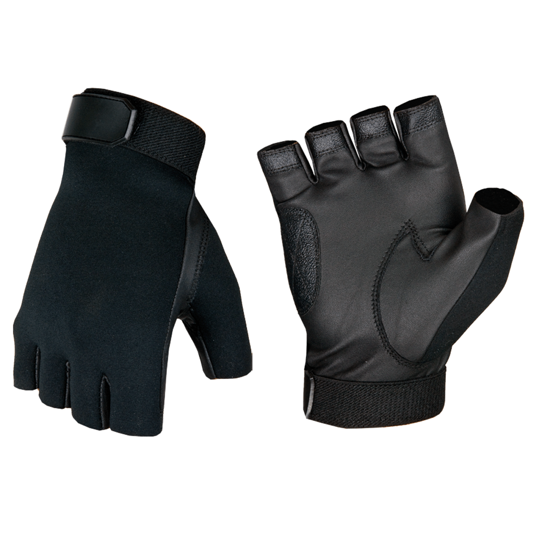 Invader Gear Half Finger Shooting Gloves Black