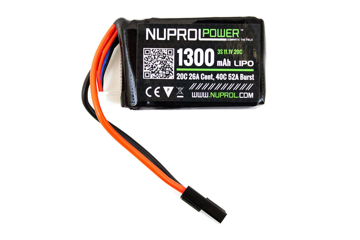 Nuprol LiPo Battery PEQ Box Type 11.1 1300Mah (InStore Only)