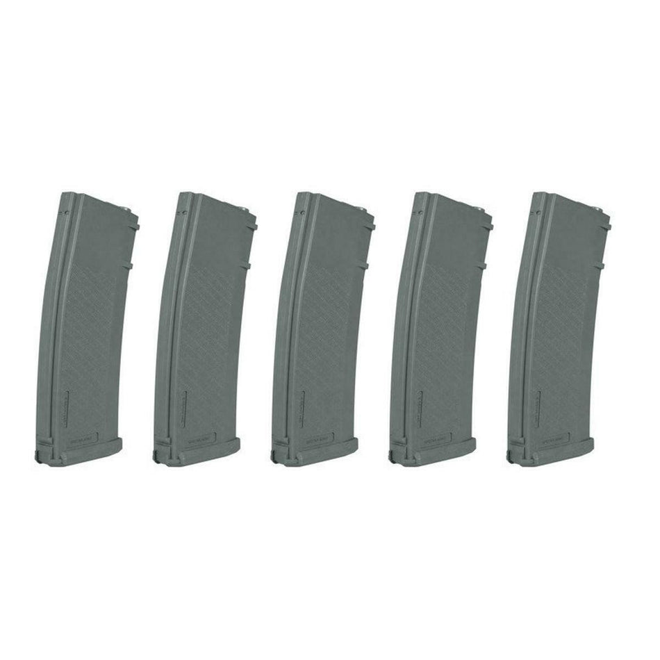 Specna Arms Airsoftt Magazine Box Set M-Series 5pcs 300rd Grey 
