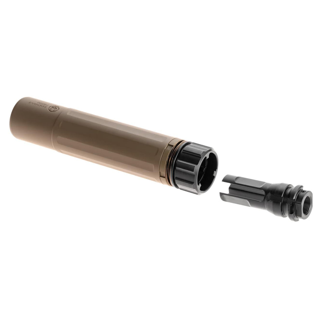 PTS Airsoft Dead Air Sandman-S Mock Suppressor Dark Earth 148mm