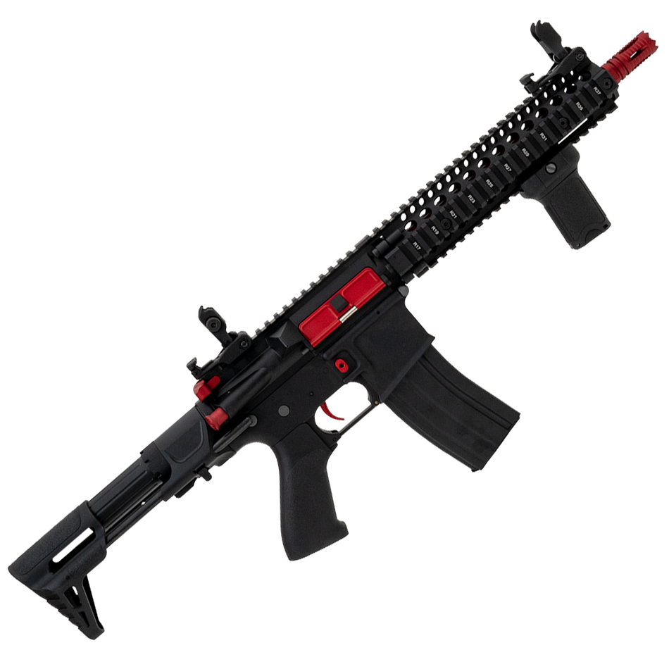 Cybergun Colt Sierra M4 PDW Airsoft Rifle Red