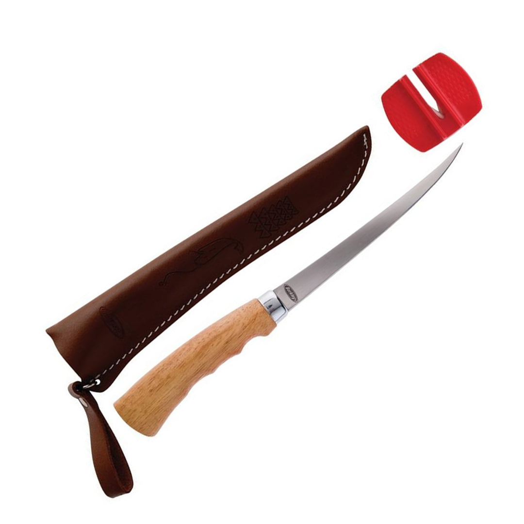 Berkley Wooden Handle Fishing Filleting Knife 6” 