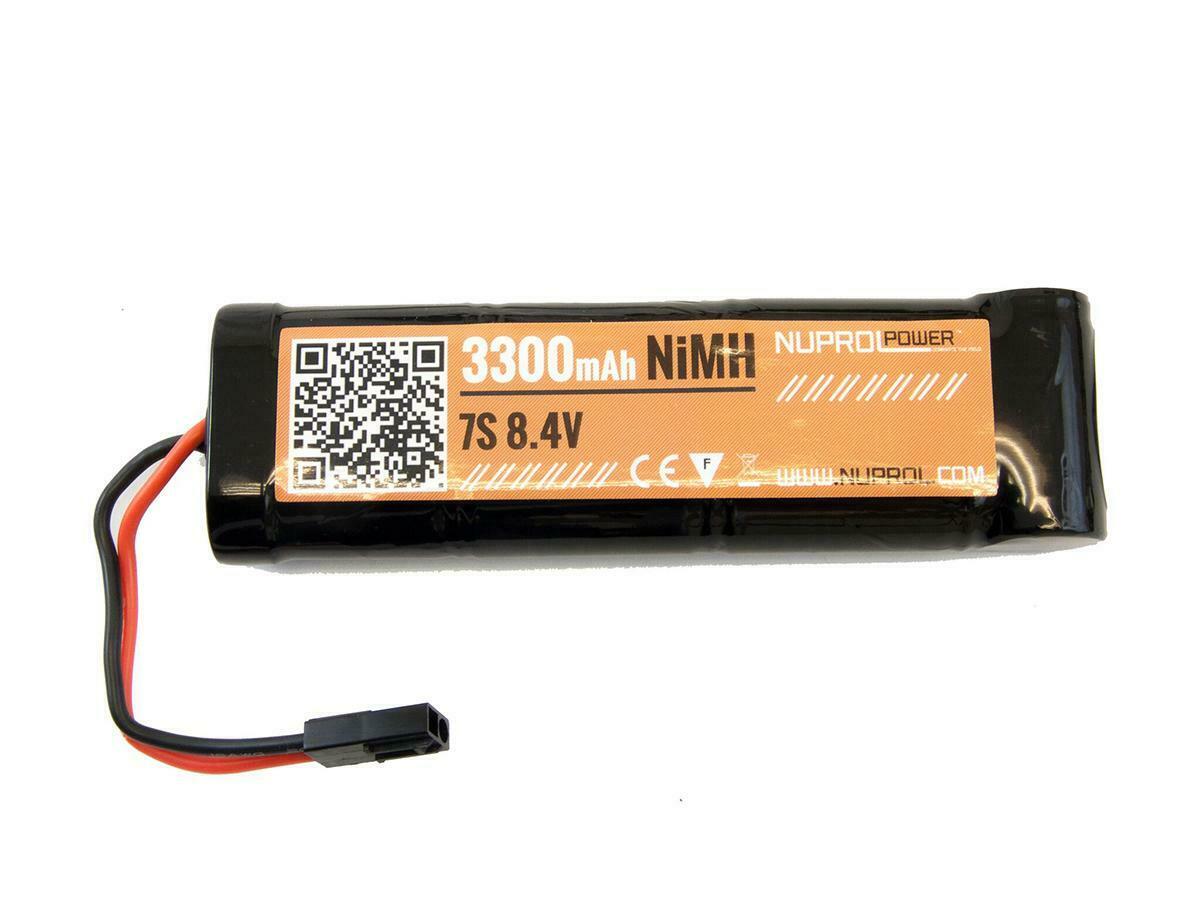 Nuprol Airsoft 8.4v NiMh 330Mah Large Brick Battery Mini Tamiya