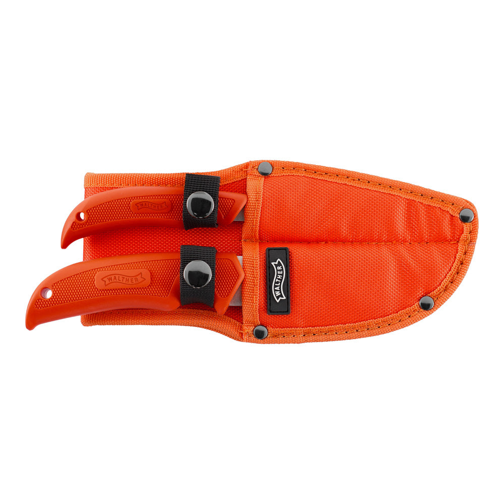 Walther Hunters Game Processing Knife Set 3 Orange