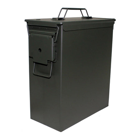 MFH US Ammo Box Metal PA 60 cal. 50mm Large OD Green