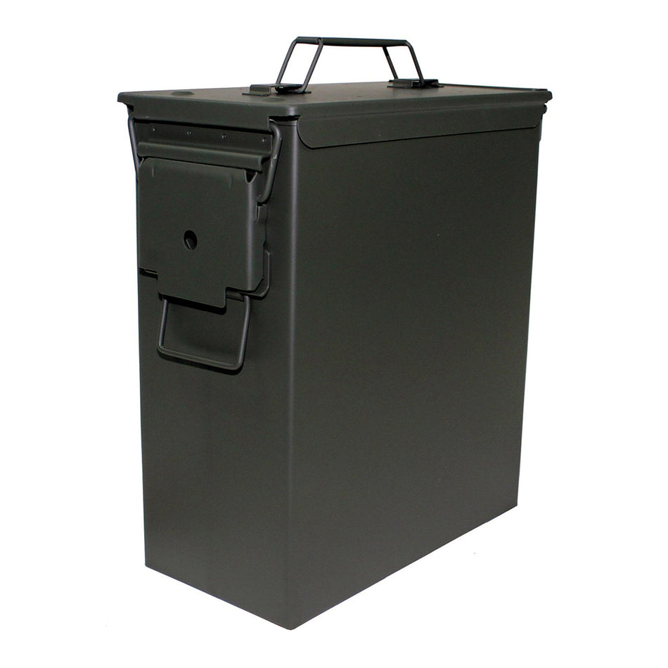 MFH US Ammo Box Metal PA 60 cal. 50mm Large OD Green
