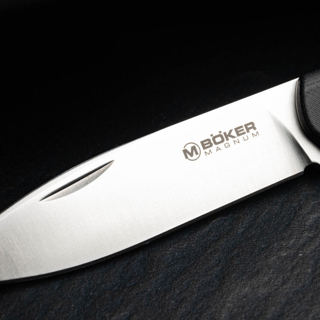 Boker Magnum Long Lead EDC Black Pocket Knife