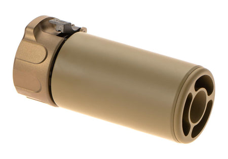 5KU Blast QD Flash Hider Silence 14mm CCW Tan