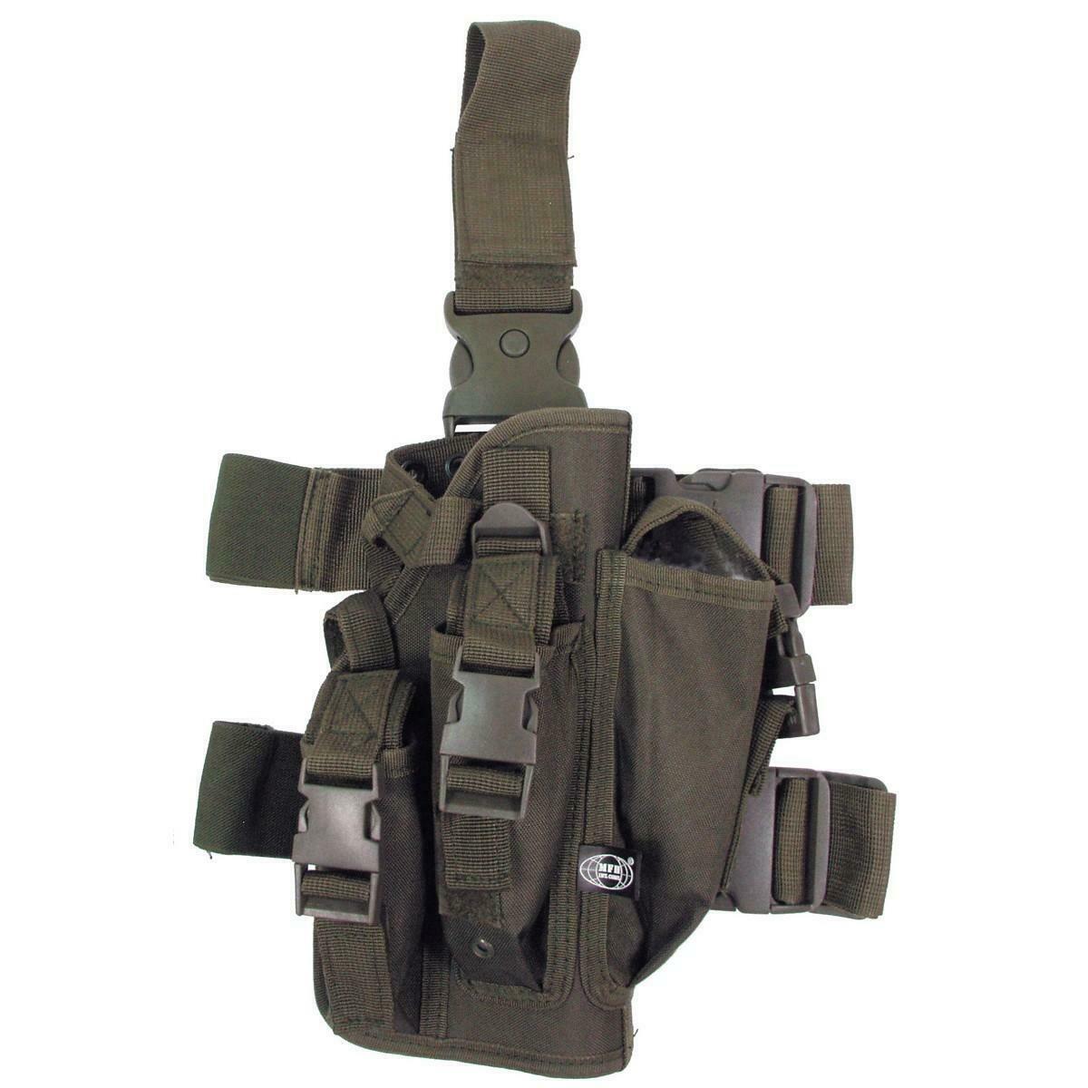 MFH Large Drop Leg Pistol Holster Green