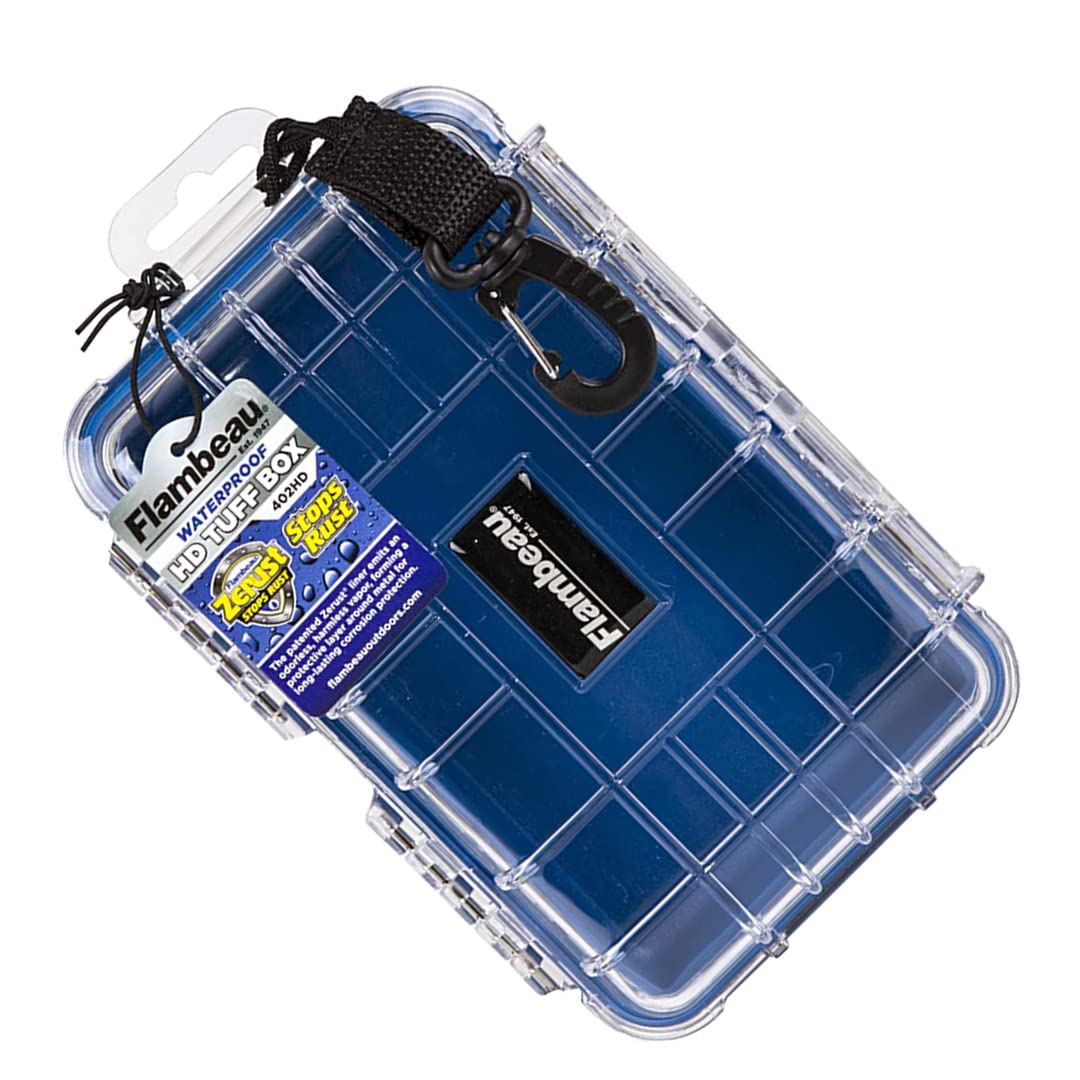 Flambeau HD Tuff Gear Box Blue Clear 7.5” 