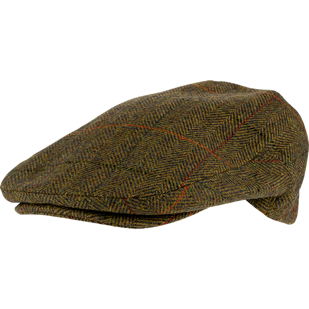 Jack Pyke Wool Blend Flat Cap Brown 