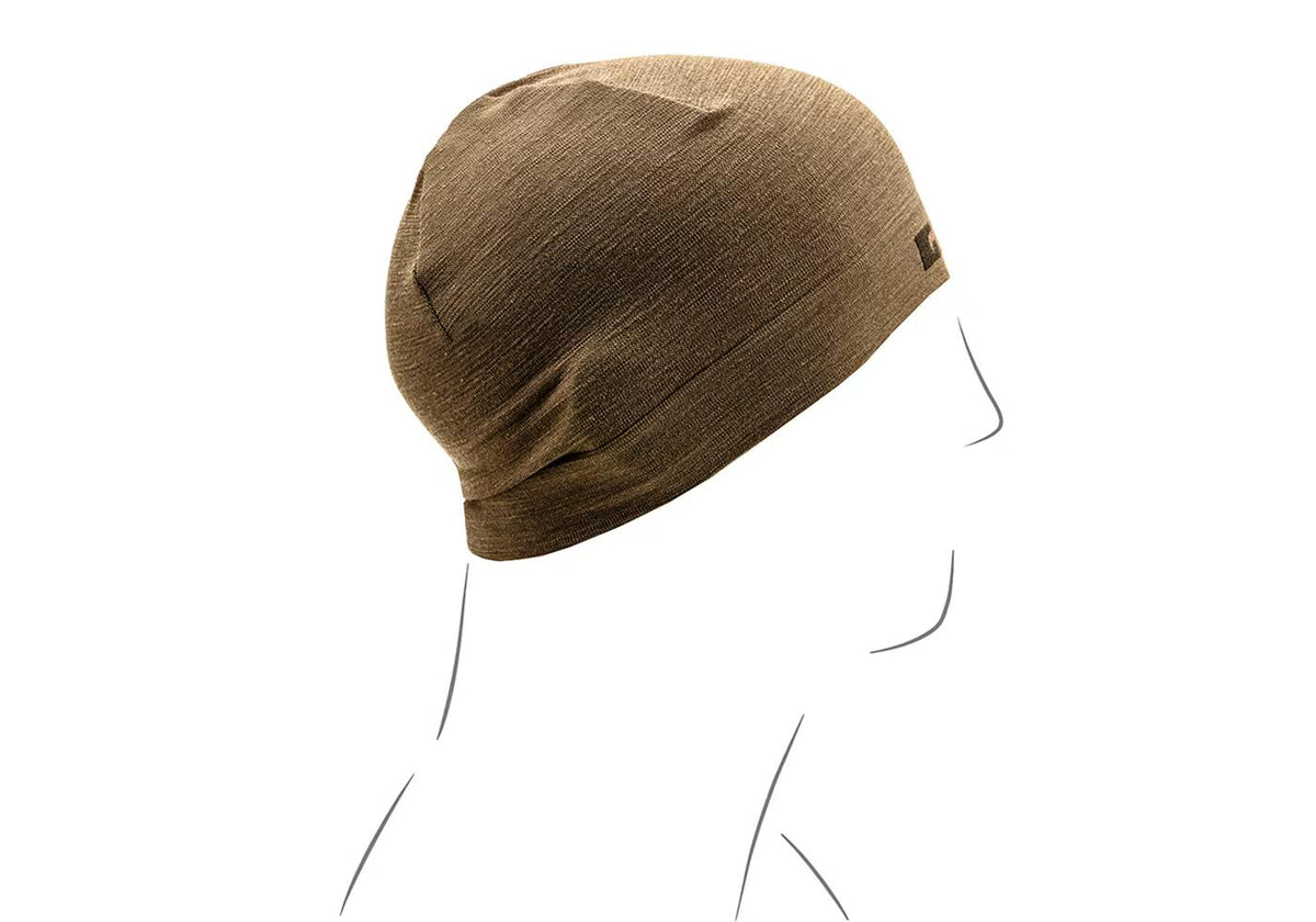 Claw Gear Merino Seamless Beanie Docker Hat Stonegrey Olive
