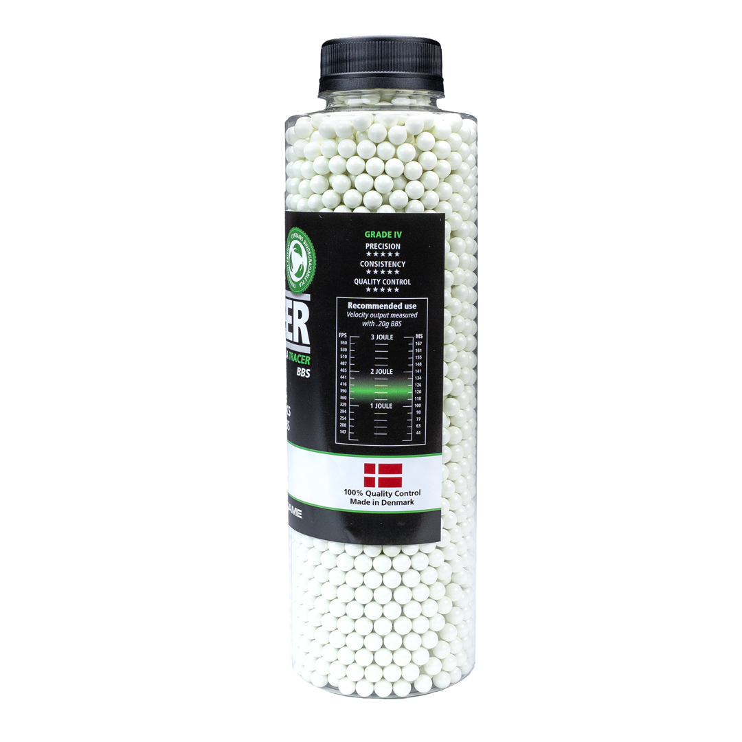 ASG Alpha Blaster PLA Green Tracer BBs 0.28g 3300 1 Bottle