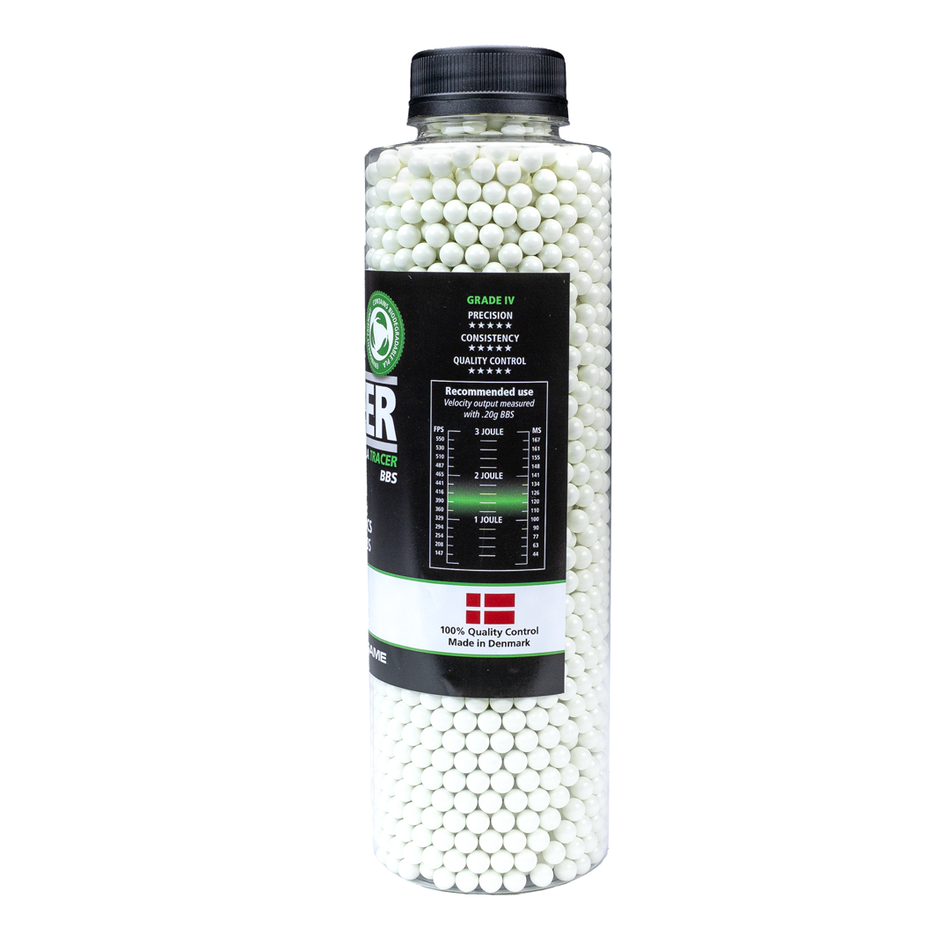 ASG Alpha Blaster PLA Green Tracer BBs 0.28g 3300 1 Bottle