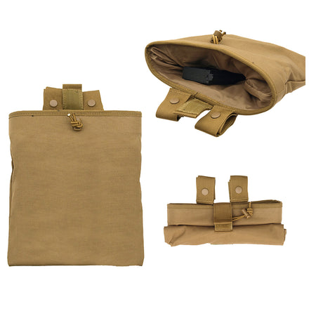 8 Fields Airsoft Dump Bag Pouch Foldable Molle 