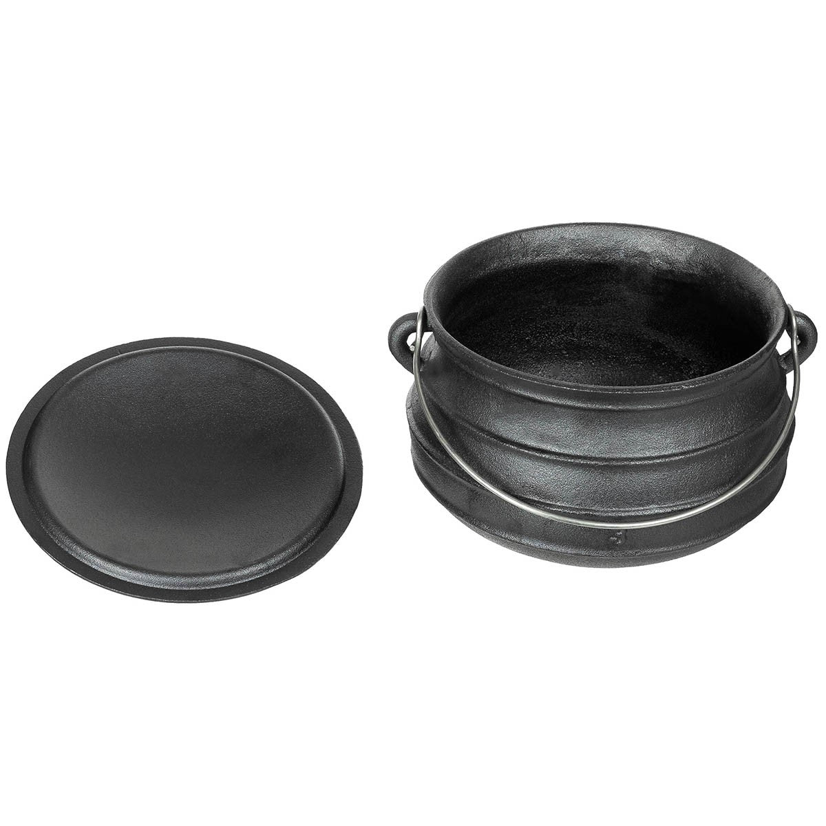 Fox Outdoors Camping Cast Iron Fire Cooking Pot Oven 7.0 ltr