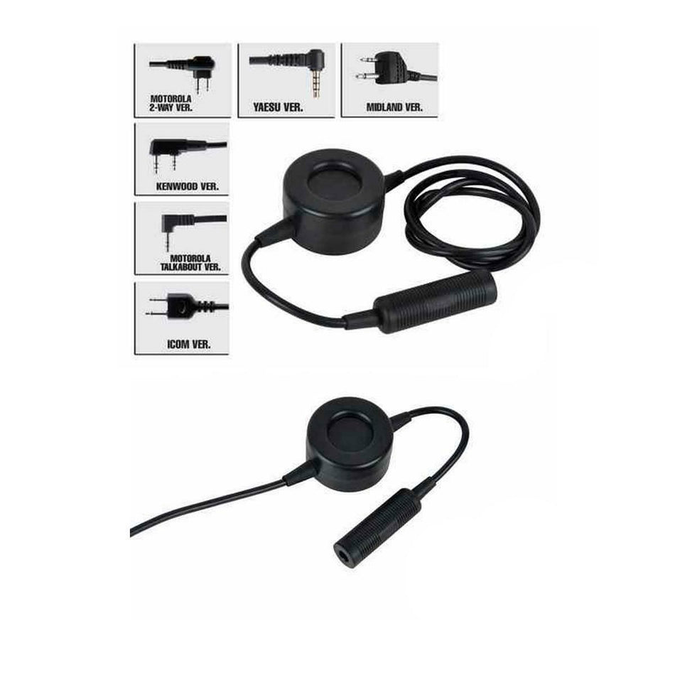 Z-Tactical TCI PTT Push To Talk Radio Headset Adapter Z114