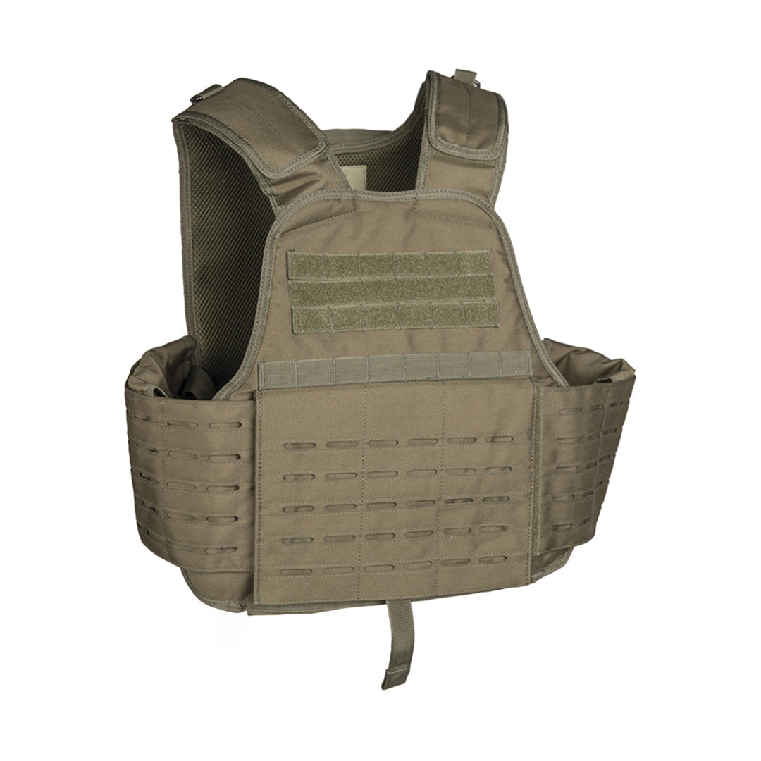 Mil-Tec Laser Cut Carrier Molle Airsoft Vest OD Olive Green