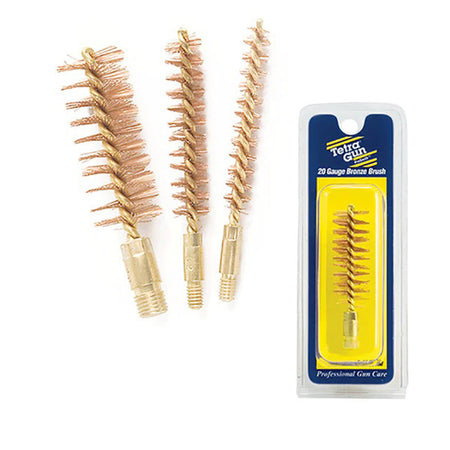 Tetra Gun Care Brass Core Bronze Brush Remove Barrel Fouling