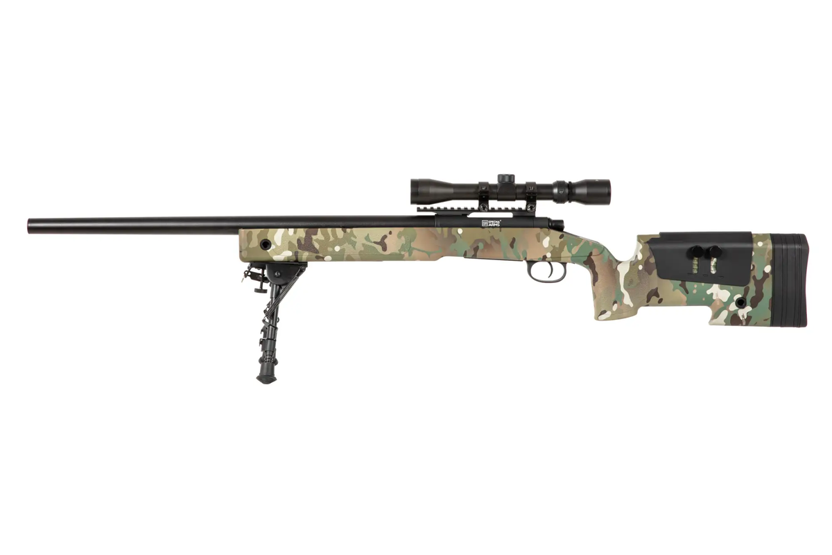 Specna Arms SA-S02 CORE Airsoft Sniper Rifle Scope And Bi-Pod MC
