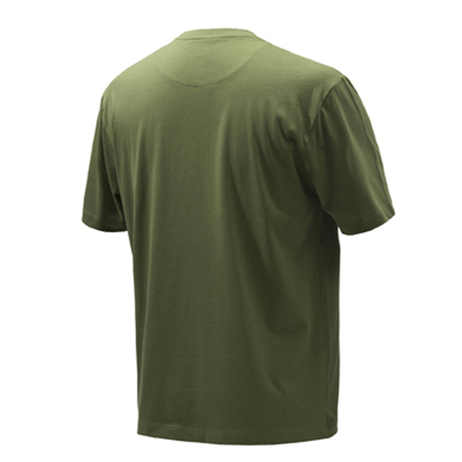 Beretta Cotton Deer Logo T-Shirt Green Sage *SMALL* 