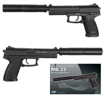 ASG MK 23 Special Operations Airsoft Pistol Gas Non Blow Back