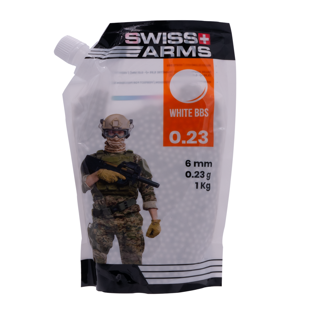 Swiss Arms 0.23g 1KG Bag Airsoft 6mm BB's