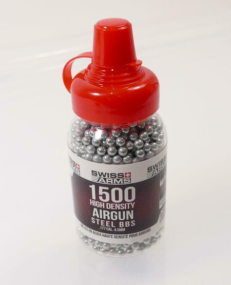 Swiss Arms Steel BB's 4.5mm Bottle of 1500