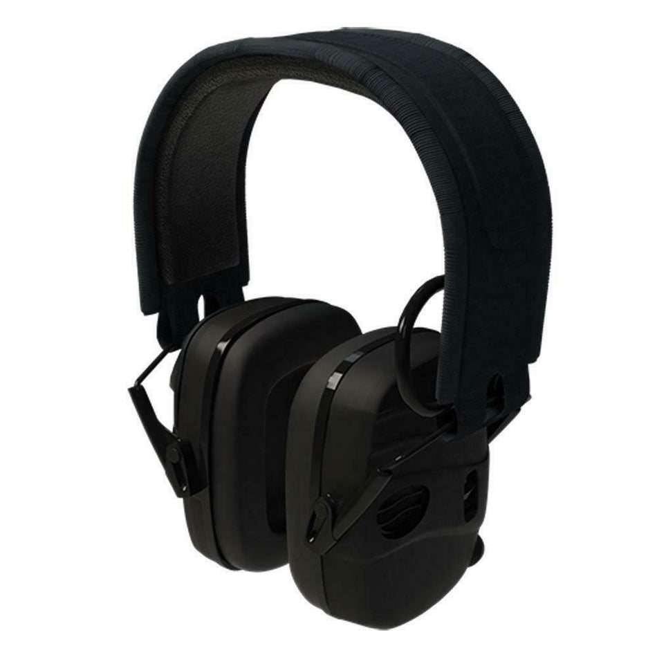 SportEar TRACKR Electronic Earmuffs Ear Defender Black