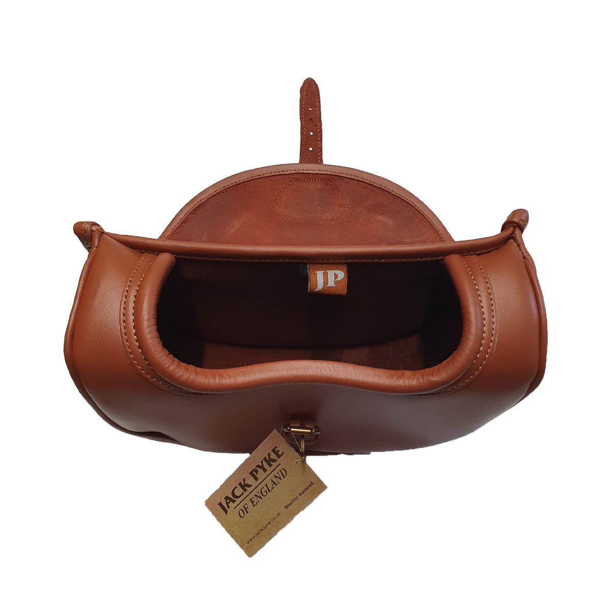 Jack Pyke Leather Cartridge Bag Tan 100 