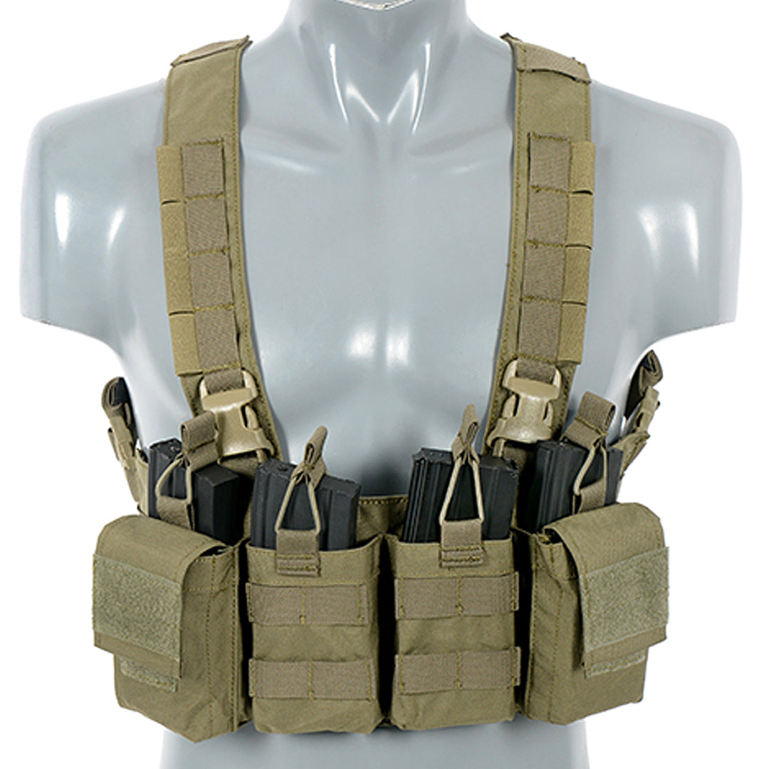 Emerson Airsoft Easy Chest Rig Harness Vest Ranger Green