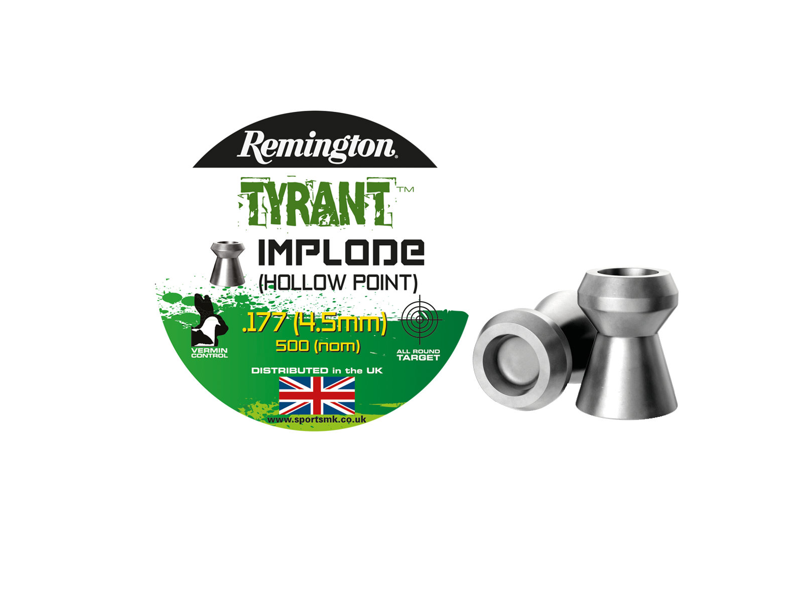 Remington Tyrant Implode Hollow Point Air Rifle Pellets