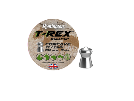 Remington T-Rex Bullpup Concave Air Rifle Pellets .22 / 15.4gr PCP